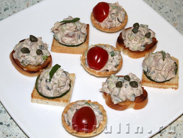 Салат из консервированного тунца